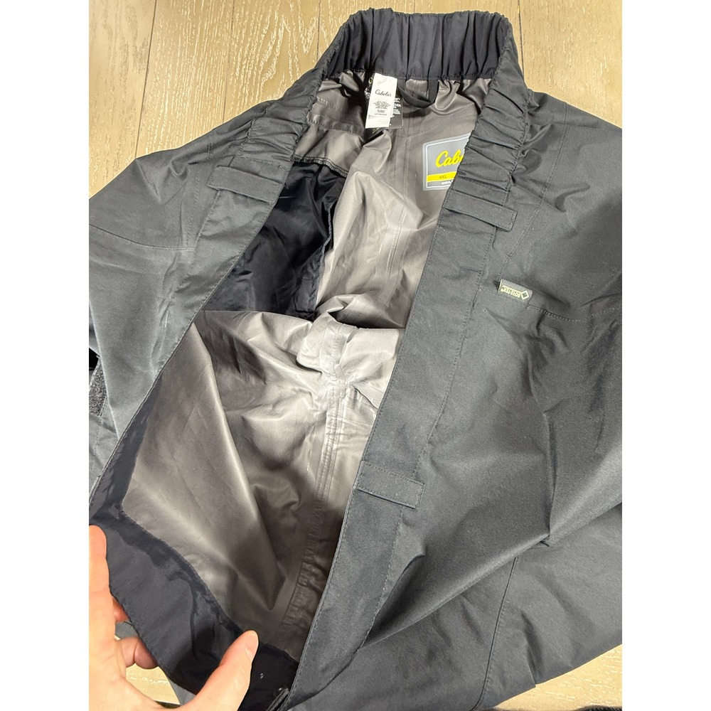 Cabelas Gore-Tex Cargo Pants Mens 4XL‎ Black Waterproof Outdoor Hiking Big - Picture 16 of 16